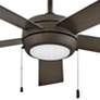 2_52" Hinkley Croft Matte Bronze Indoor Pull-Chain LED Ceiling Fan more views