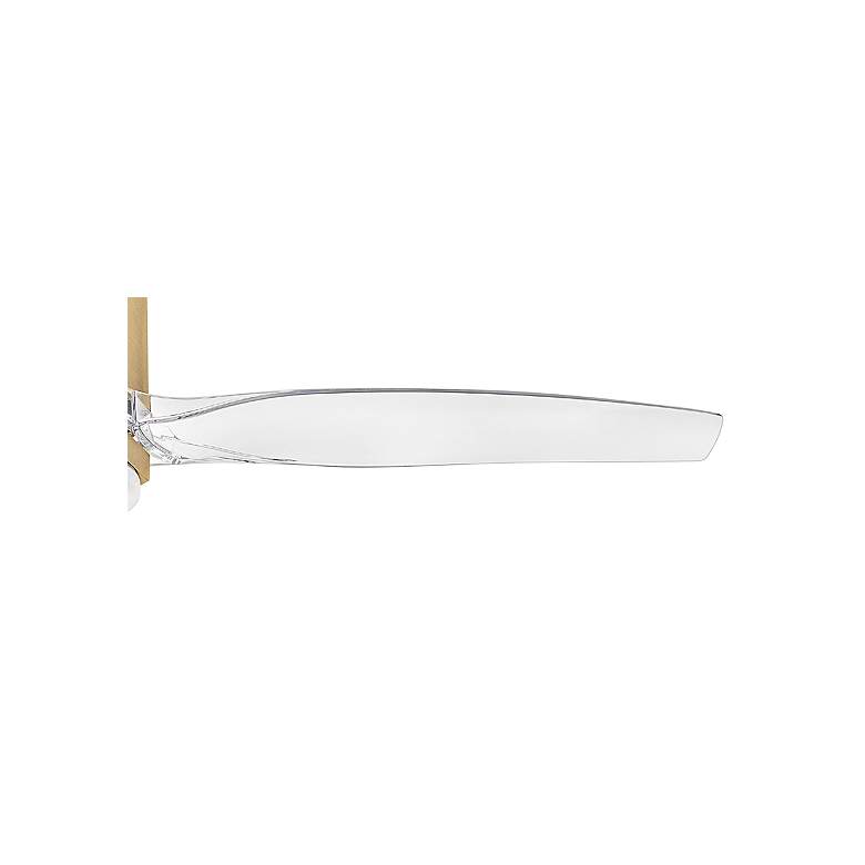 Image 3 52" Hinkley Facet Heritage Brass LED Smart Outdoor Ceiling Fan more views