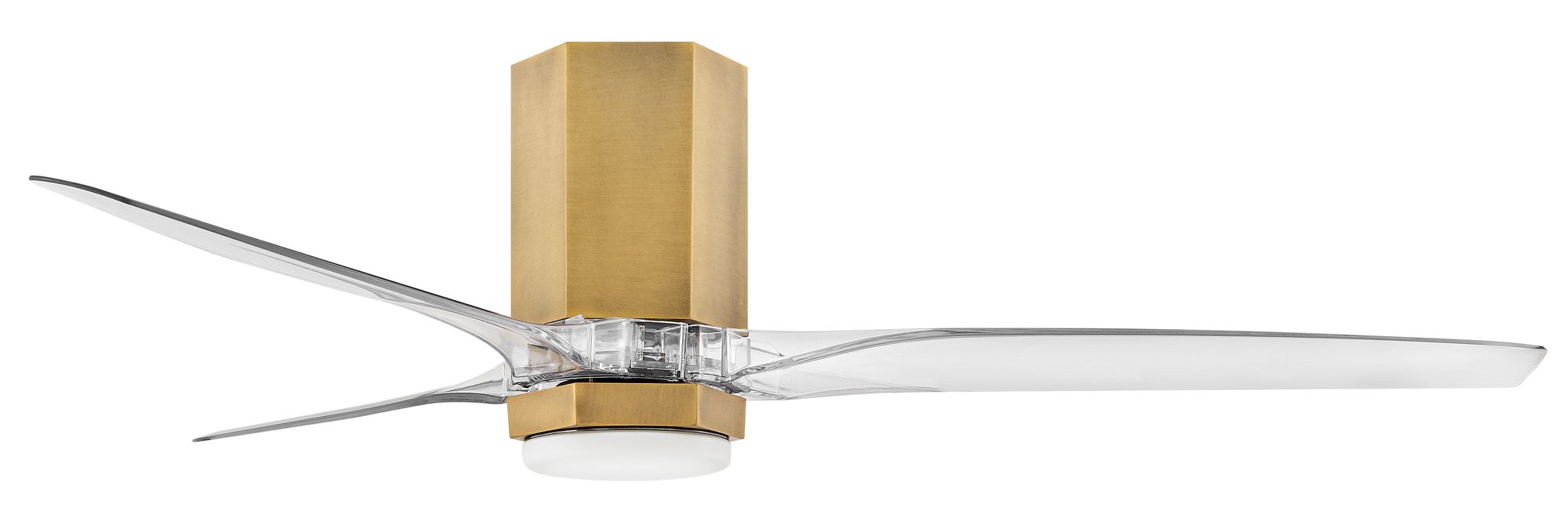 Image 5 52" Hinkley Facet Heritage Brass LED Smart Outdoor Ceiling Fan more views