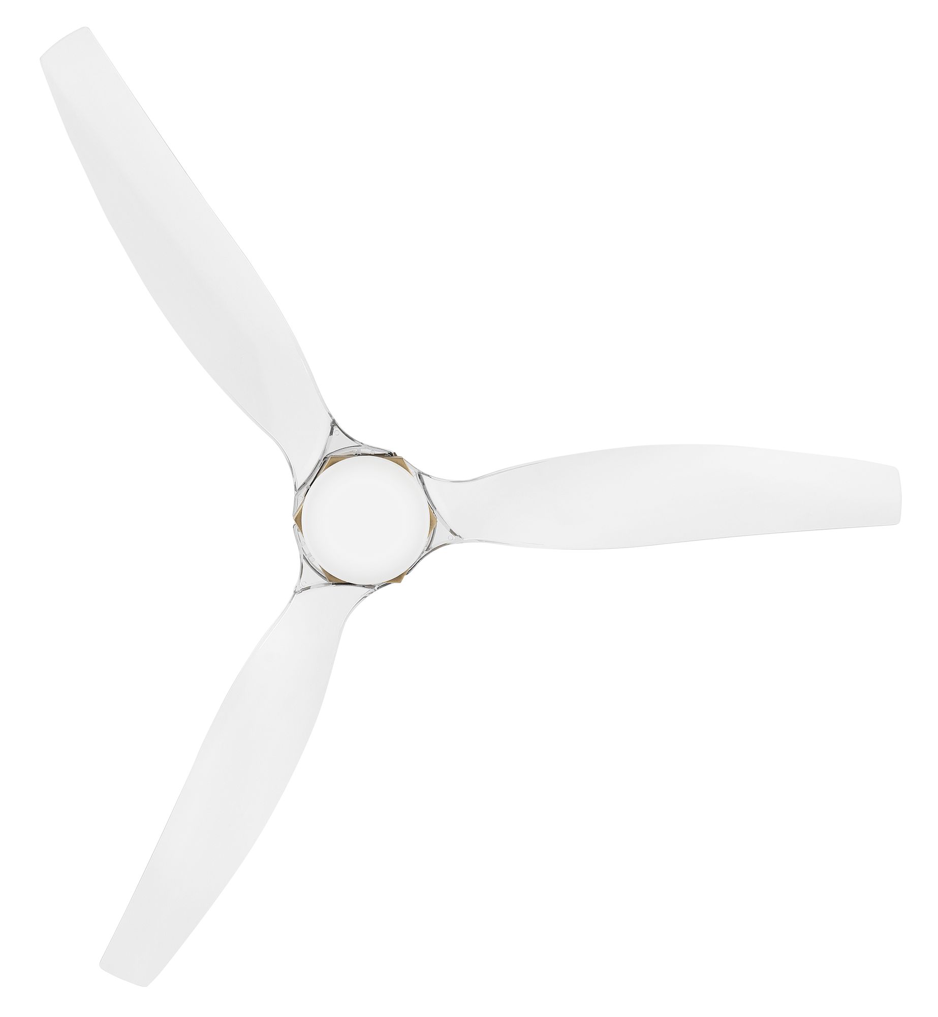 Image 6 52" Hinkley Facet Heritage Brass LED Smart Outdoor Ceiling Fan more views