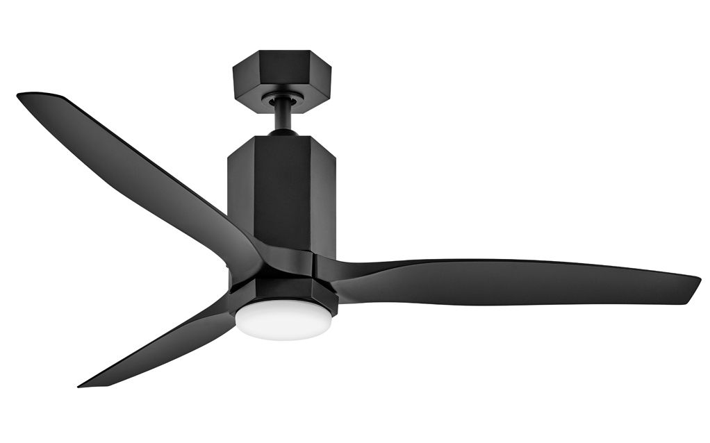 Image 2 52" Hinkley Facet Matte Black LED Ceiling Fan more views
