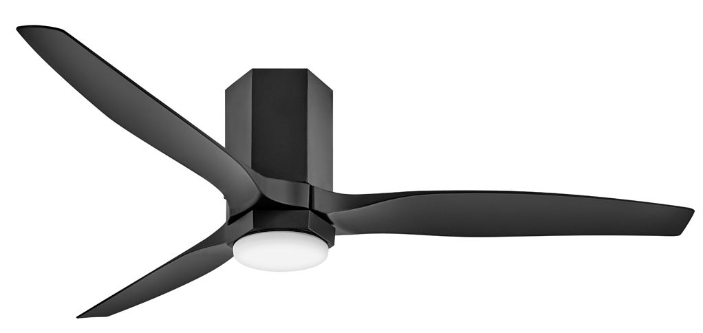 Image 4 52" Hinkley Facet Matte Black LED Ceiling Fan more views