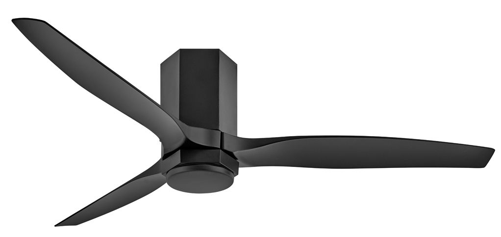 Image 7 52" Hinkley Facet Matte Black LED Ceiling Fan more views