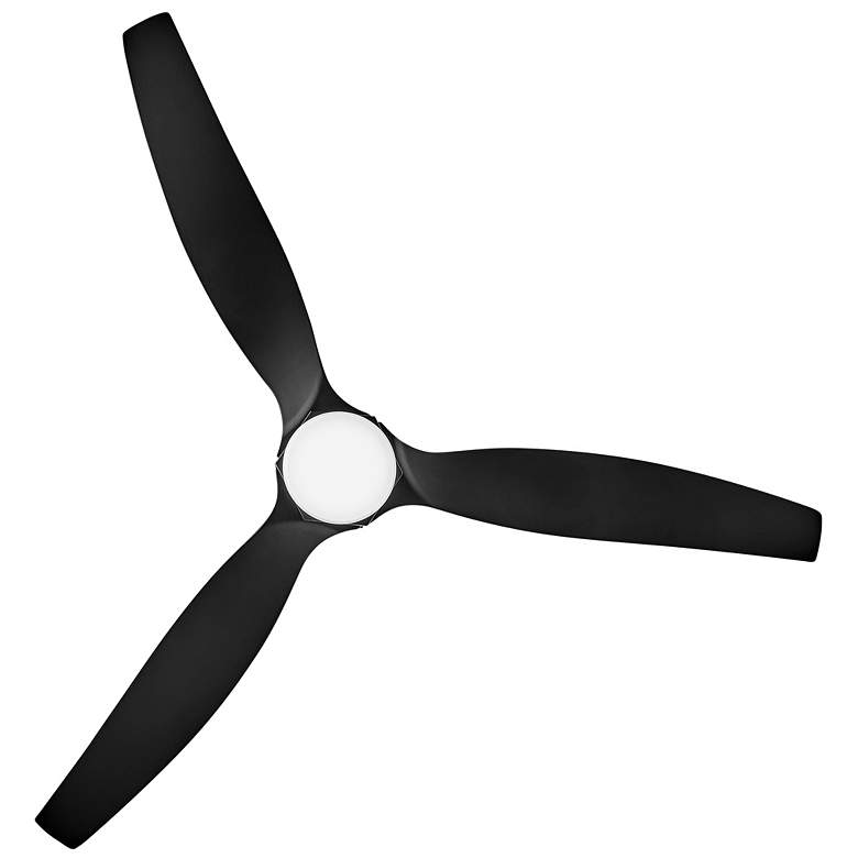 Image 5 52" Hinkley Facet Matte Black LED Smart Outdoor Ceiling Fan more views