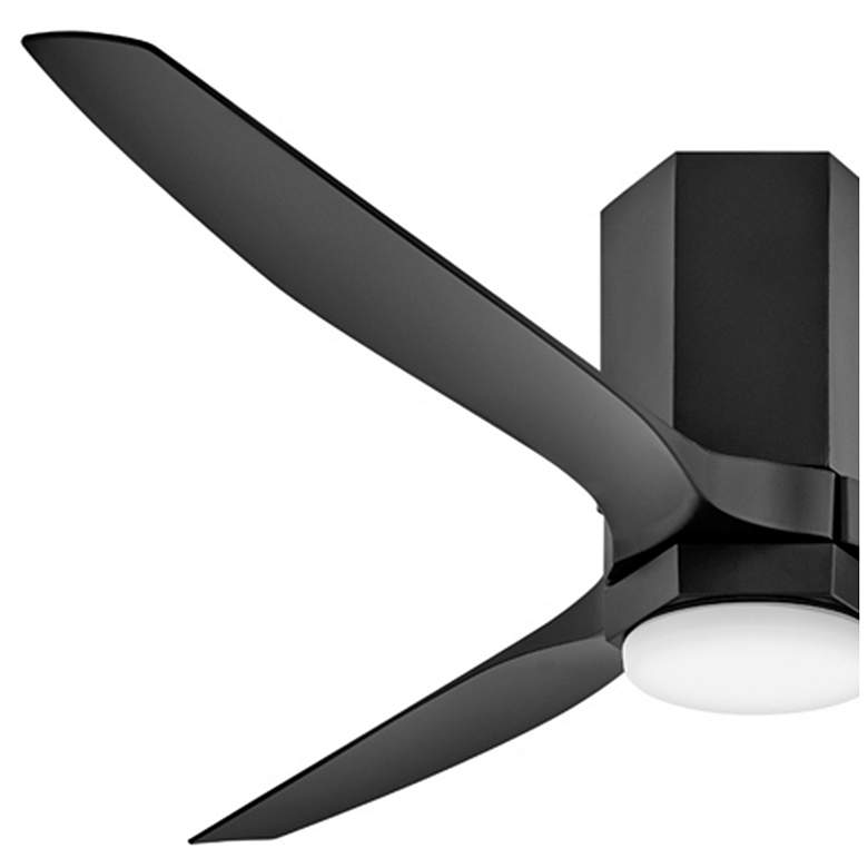 Image 7 52" Hinkley Facet Matte Black LED Smart Outdoor Ceiling Fan more views