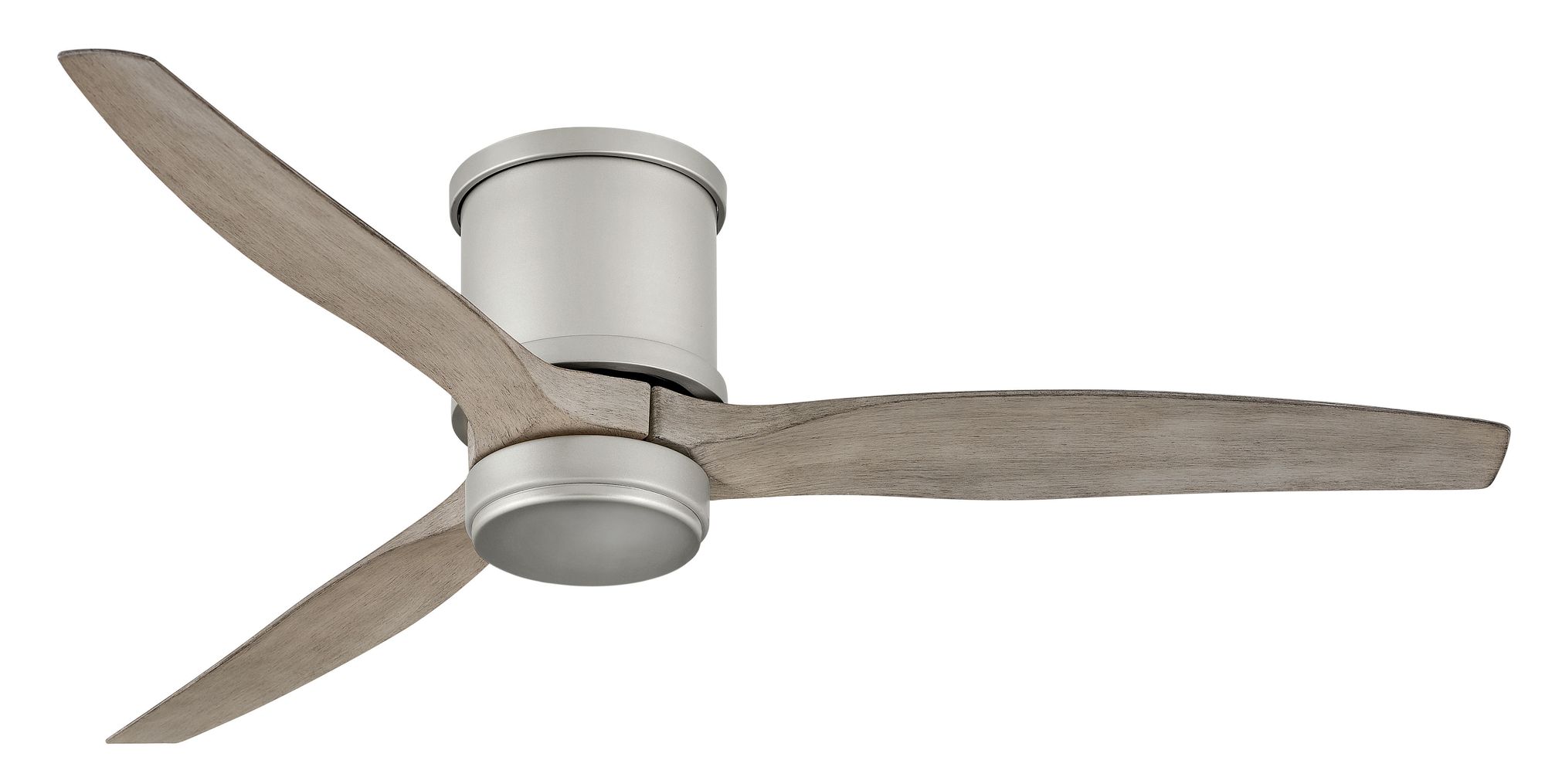 Image 5 52" Hinkley Hover Brushed Nickel Wet-Rated LED Hugger Smart Fan more views