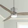 52" Hinkley Hover Brushed Nickel Wet-Rated LED Smart Ceiling Fan