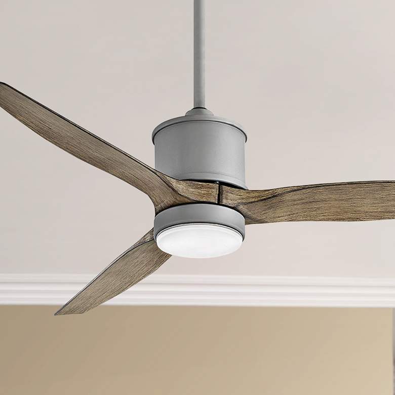 Image 1 52" Hinkley Hover Graphite Wet-Rated LED Smart Ceiling Fan