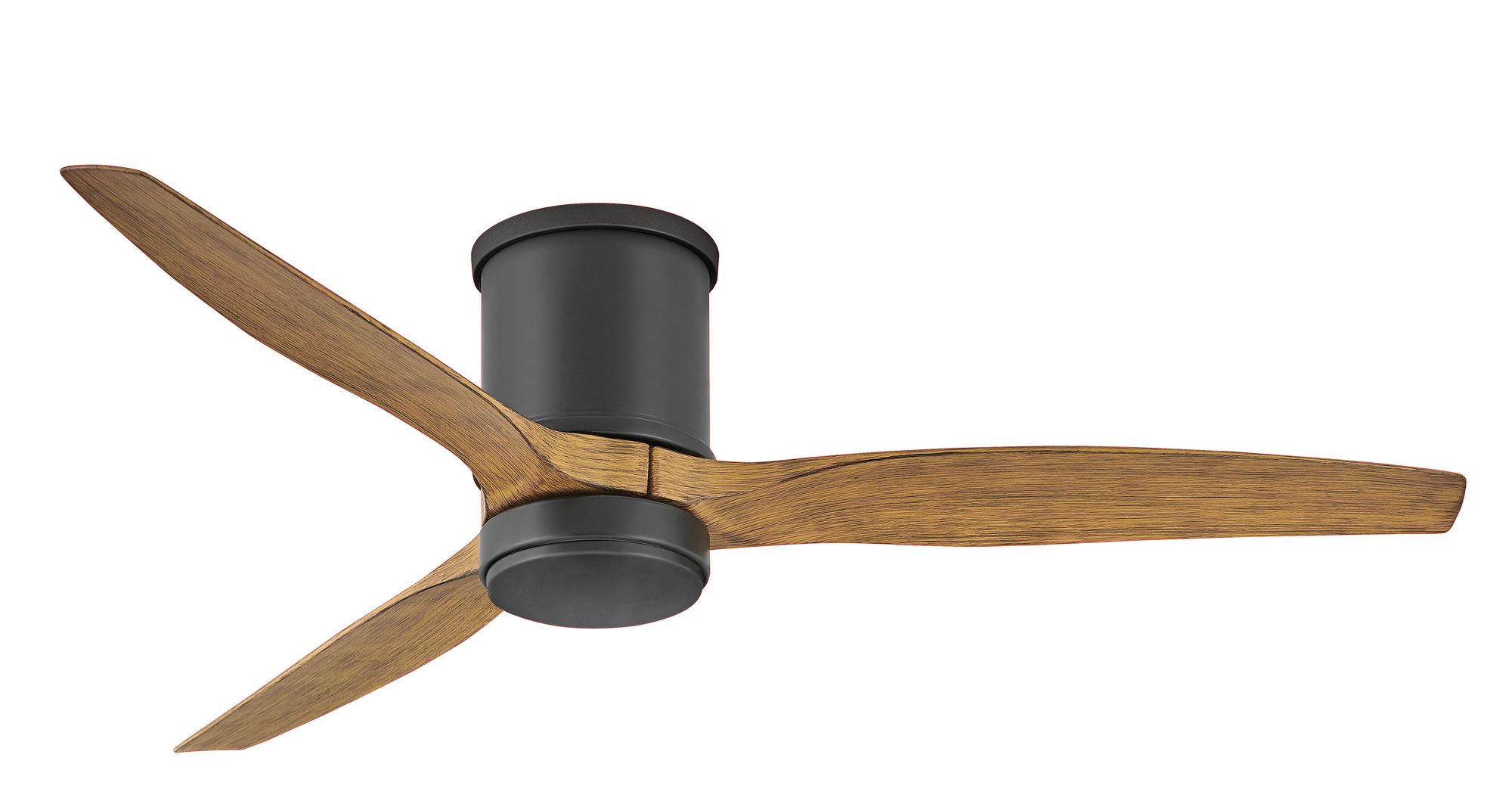 Image 5 52" Hinkley Hover Matte Black Wet-Rated LED Hugger Smart Ceiling Fan more views