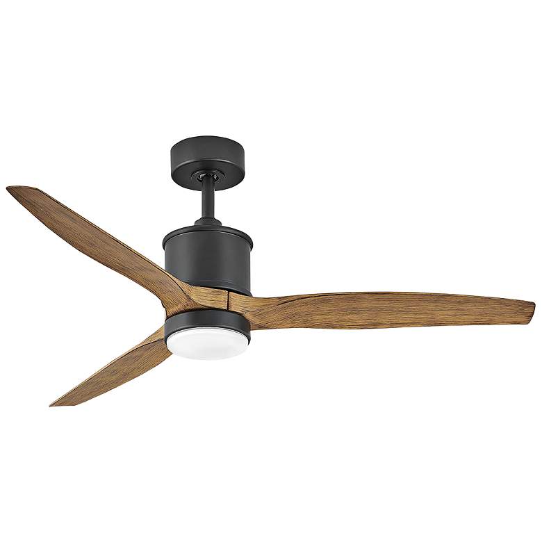 Image 2 52" Hinkley Hover Matte Black Wet-Rated LED Smart Ceiling Fan