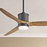 52" Hinkley Hover Matte Black Wet-Rated LED Smart Ceiling Fan
