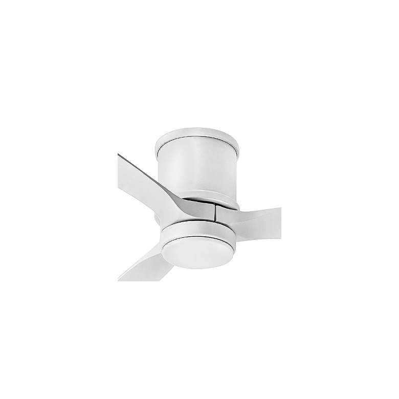 Image 2 52" Hinkley Hover Matte White Wet LED Hugger Smart Ceiling Fan more views