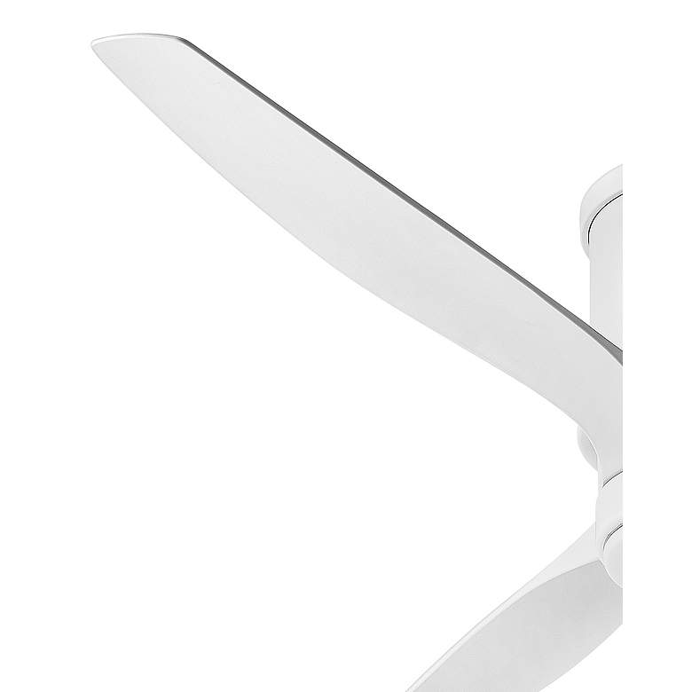 Image 3 52" Hinkley Hover Matte White Wet LED Hugger Smart Ceiling Fan more views