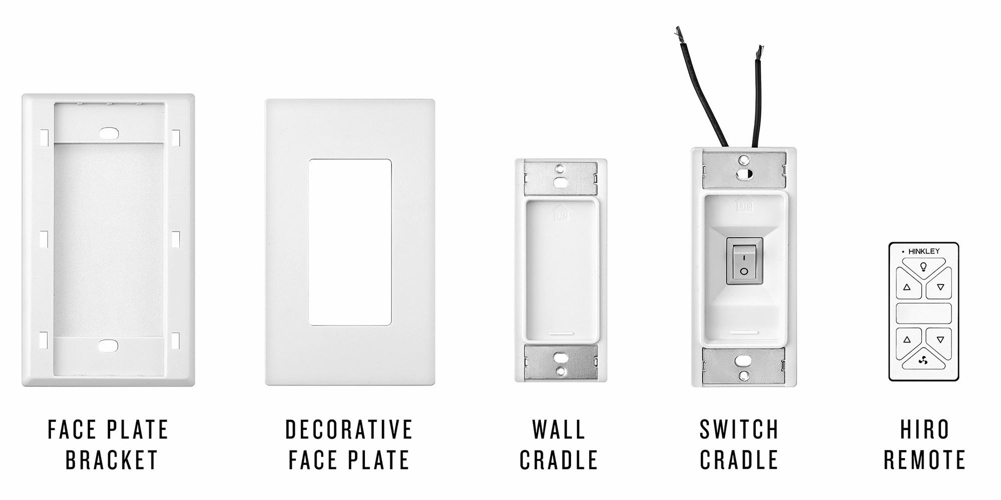 Image 6 52" Hinkley Hover Matte White Wet LED Hugger Smart Ceiling Fan more views