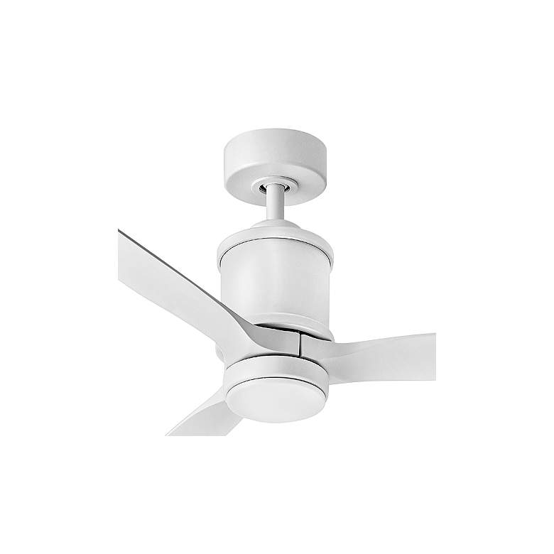 Image 2 52" Hinkley Hover Matte White Wet-Rated LED Smart Ceiling Fan more views