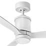 52" Hinkley Hover Matte White Wet-Rated LED Smart Ceiling Fan