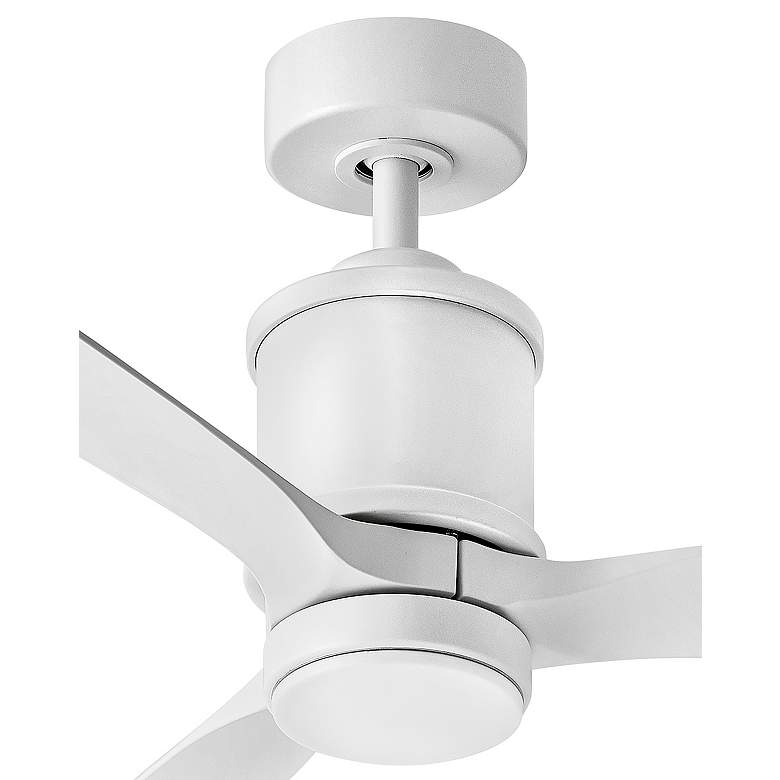 Image 3 52" Hinkley Hover Matte White Wet-Rated LED Smart Ceiling Fan more views