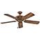 52" Hinkley Lafayette Antique Copper Pull Chain Ceiling Fan