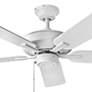 2_52" Hinkley Metro Chalk White Ceiling Fan more views