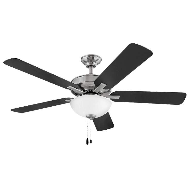 Image 1 52 inch Hinkley Metro Illuminated LED Light Ceiling Fan with Pull Chain
