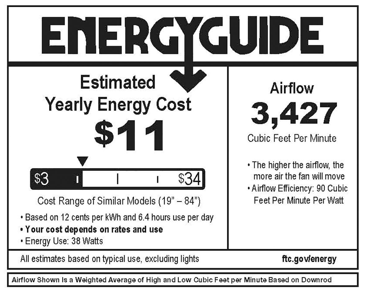 52" Hinkley Metro Illuminated LED Pull Chain Ceiling Fan