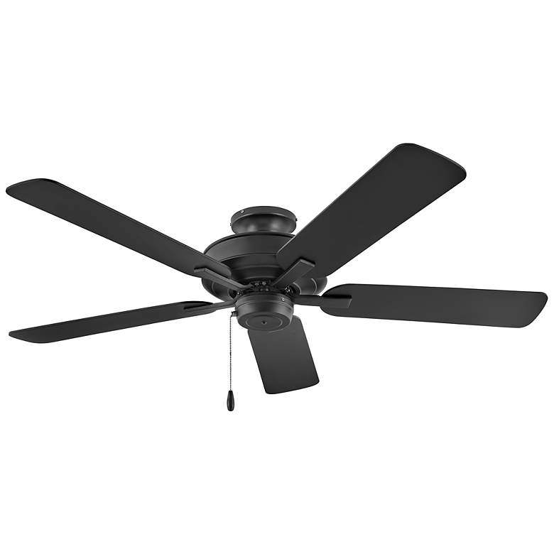 Image 4 52" Hinkley Metro Matte Black Wet Rated 5-Blade Pull Chain Ceiling Fan more views