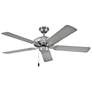 52" Hinkley Metro Wet Rated 5-Blade Pull Chain Ceiling Fan