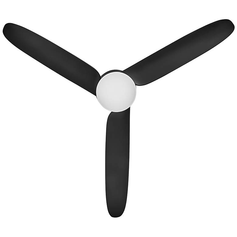 Image 4 52" Hinkley Neo LED Damp Brass and Black Smart Hugger Ceiling Fan more views