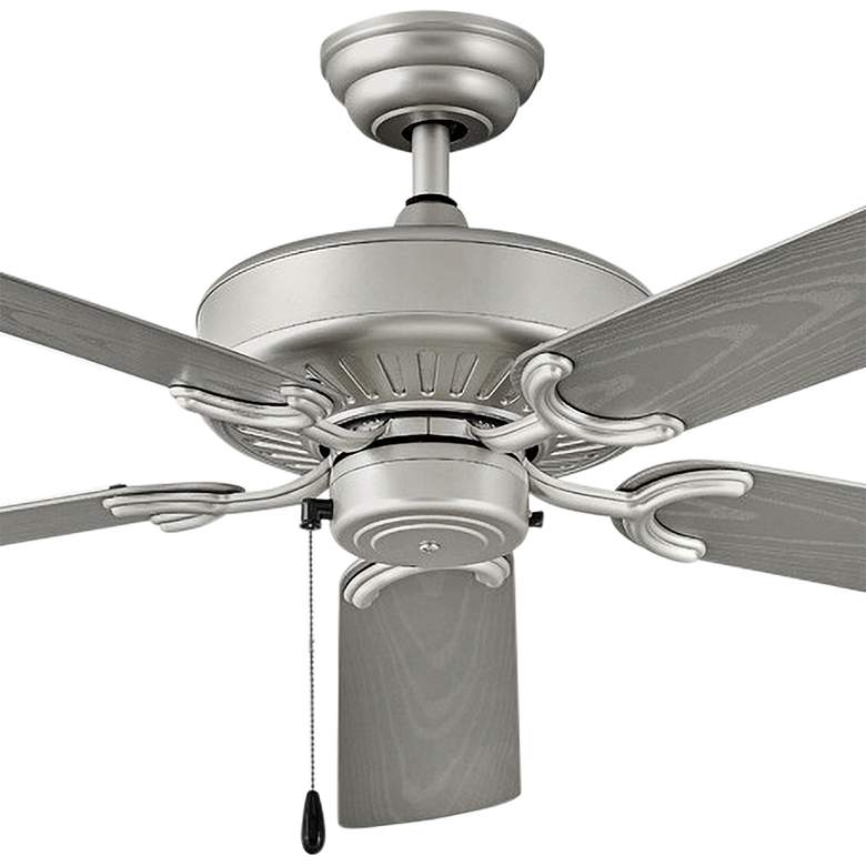 Image 2 52" Hinkley Oasis Brushed Nickel 5-Blade Pull Chain Ceiling Fan more views