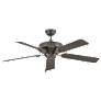 52" Hinkley Oasis Graphite 5-Blade Pull Chain Ceiling Fan