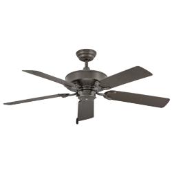 52&quot; Hinkley Oasis Graphite 5-Blade Pull Chain Ceiling Fan