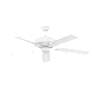 52" Hinkley Oasis White Finish 5-Blade Pull Chain Ceiling Fan