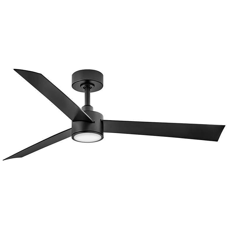 Image 1 52" Hinkley Speck Matte Black LED Smart Ceiling Fan