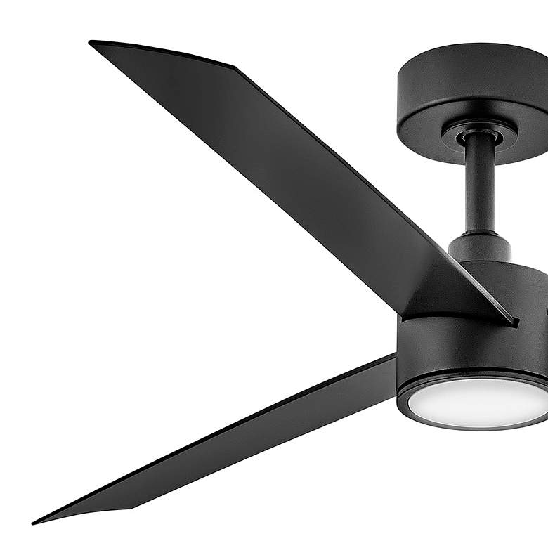 Image 4 52" Hinkley Speck Matte Black LED Smart Ceiling Fan more views