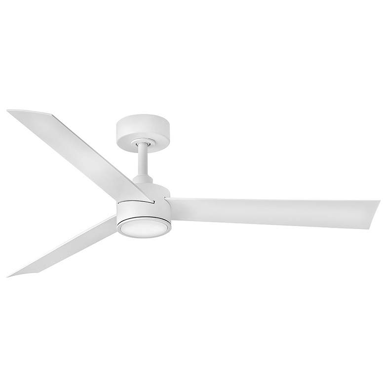 Image 1 52" Hinkley Speck Matte White LED Smart Ceiling Fan