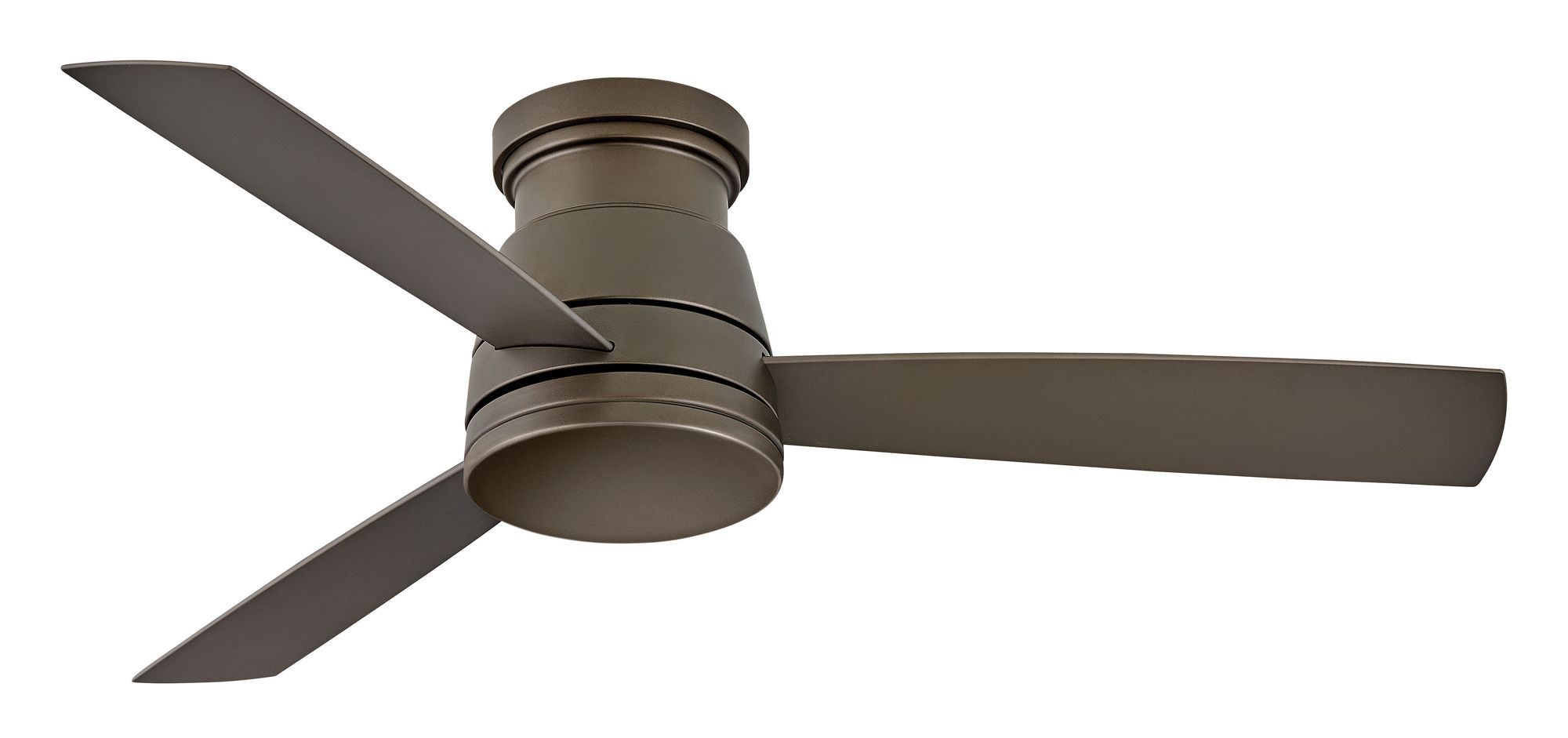 Image 4 52" Hinkley Trey Metallic Matte Bronze Wet LED Hugger Ceiling Fan more views