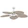 52" Hinkley Tropic Air Matte White Wet Rated Pull Chain Ceiling Fan