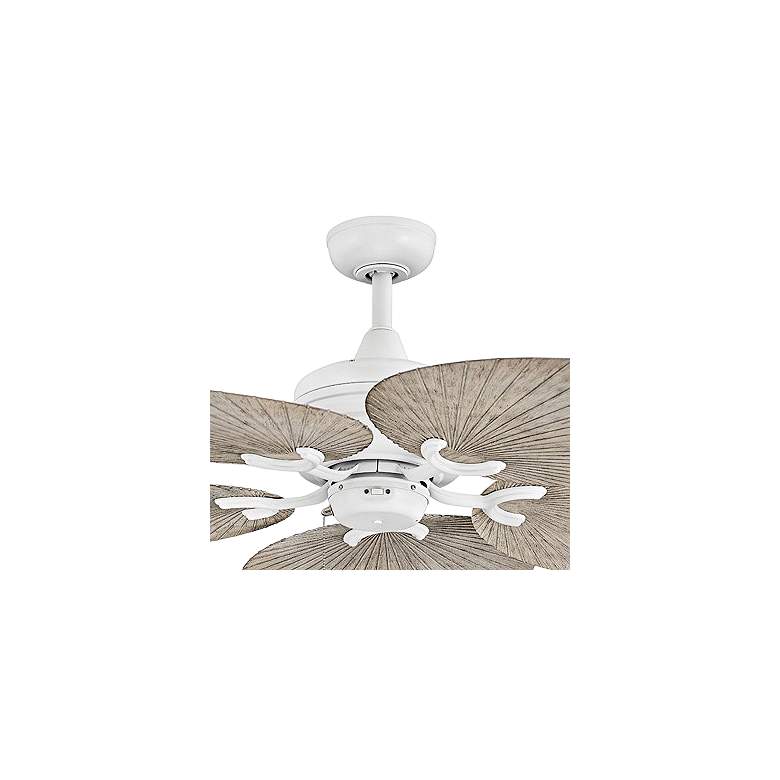 Image 4 52" Hinkley Tropic Air Matte White Wet Rated Pull Chain Ceiling Fan more views