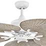 Thumbnail4 of 52" Hinkley Tropic Air Matte White Wet Rated Pull Chain Ceiling Fan more views