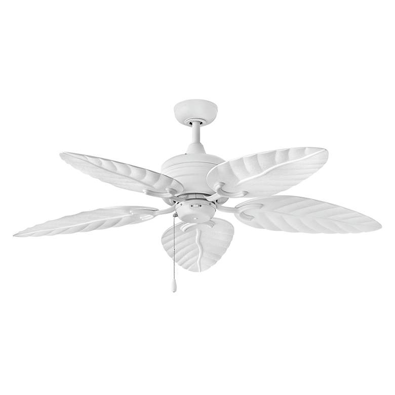 Image 5 52 inch Hinkley Tropic Air Matte White Wet Rated Pull Chain Ceiling Fan more views