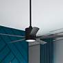52" Hinkley Vail Brushed Nickel Smart LED Outdoor Ceiling Fan in scene