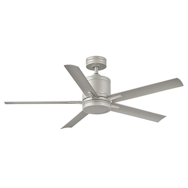 Image 5 52" Hinkley Vail Brushed Nickel Smart LED Outdoor Ceiling Fan more views