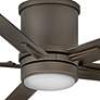 52" Hinkley Vail Flush Bronze LED Wet Hugger Smart Ceiling Fan