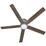 52" Hinkley Vail Flush Graphite LED Wet Hugger Smart Ceiling Fan