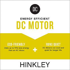 Image5 of 52" Hinkley Vail Flush Graphite LED Wet Hugger Smart Ceiling Fan more views