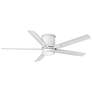 52" Hinkley Vail Flush White LED Wet Hugger Smart Ceiling Fan