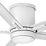 52" Hinkley Vail Flush White LED Wet Hugger Smart Ceiling Fan