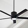 1_52" Hinkley Vail Matte Black Smart LED Outdoor Ceiling Fan
