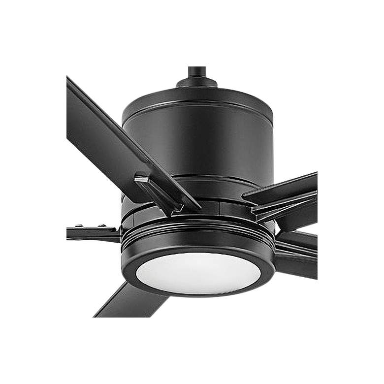 Image 3 52" Hinkley Vail Matte Black Smart LED Outdoor Ceiling Fan more views