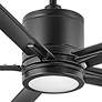 3_52" Hinkley Vail Matte Black Smart LED Outdoor Ceiling Fan more views